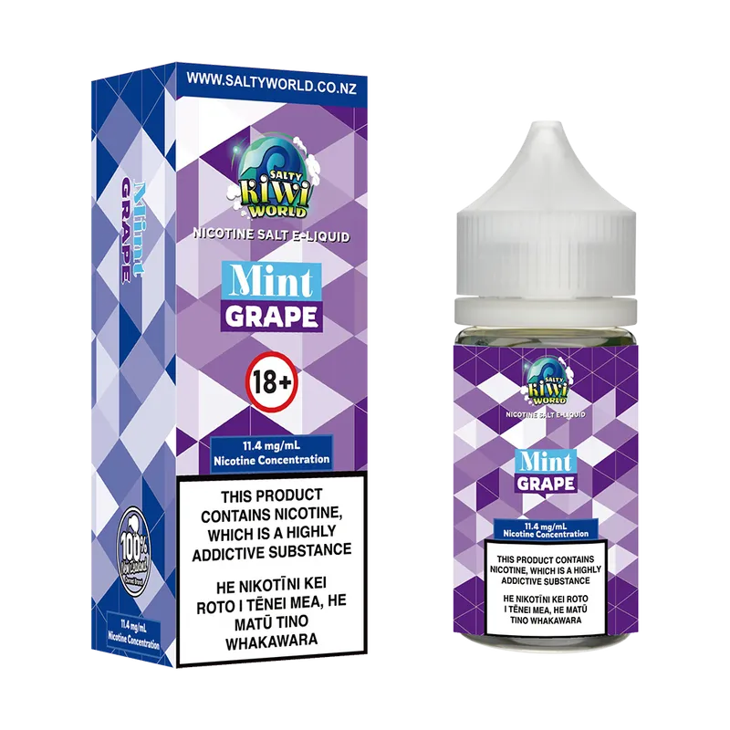 Mint Grape Nicotine Salt E-liquid