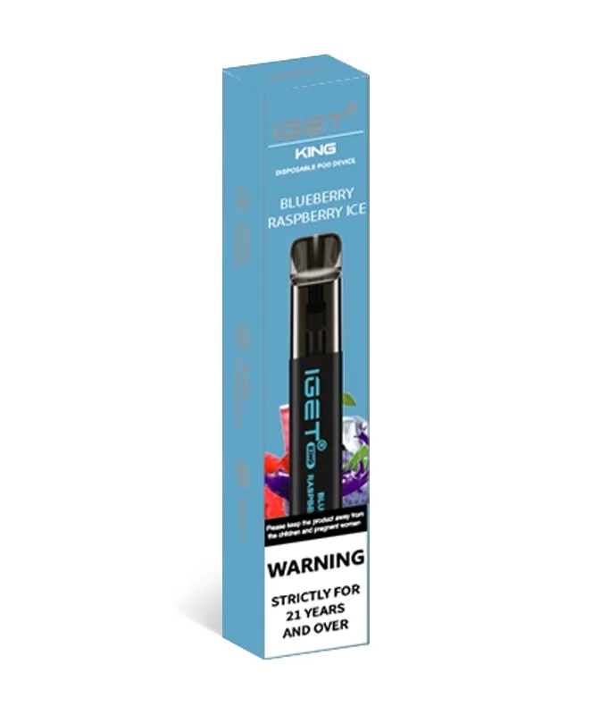 Blueberry Raspberry Ice 2600 Puffs Disposable Vape IGET King