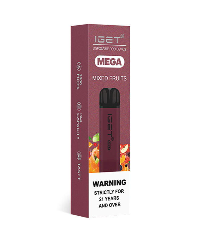 Mixed Fruit 3500 Puffs Disposable Vape IGET Mega
