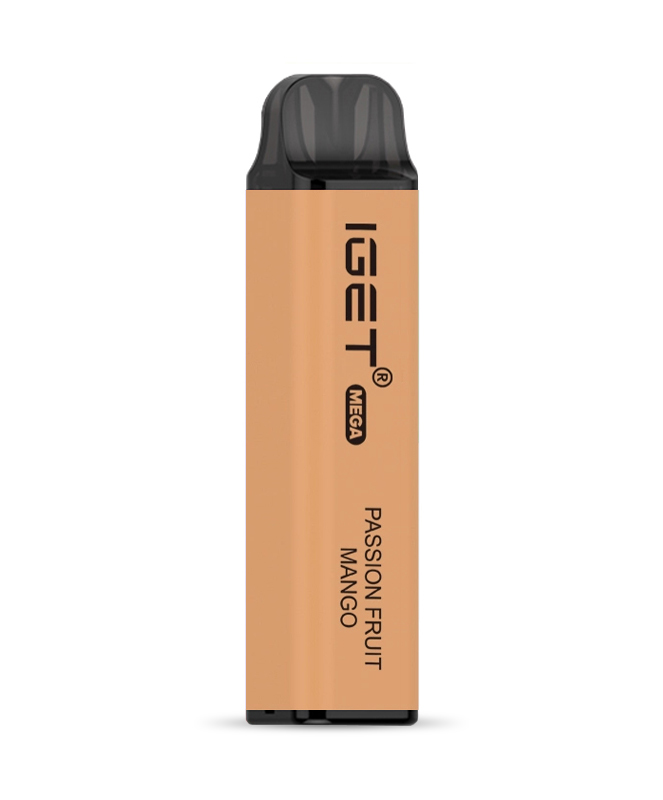 Passion Fruit Mango 3500 Puffs Disposable Vape IGET Mega