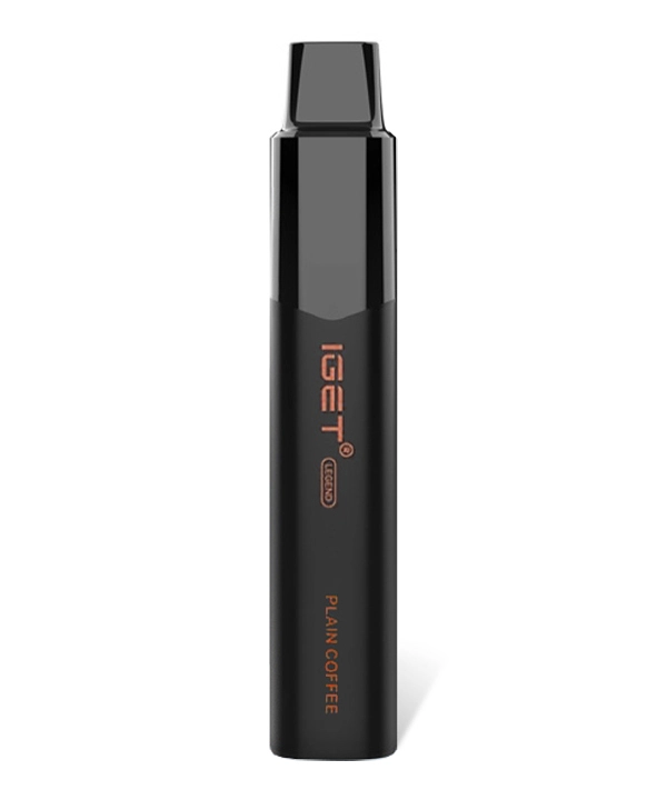 Plain Coffee 4000 Puffs Disposable Vape IGET Legend